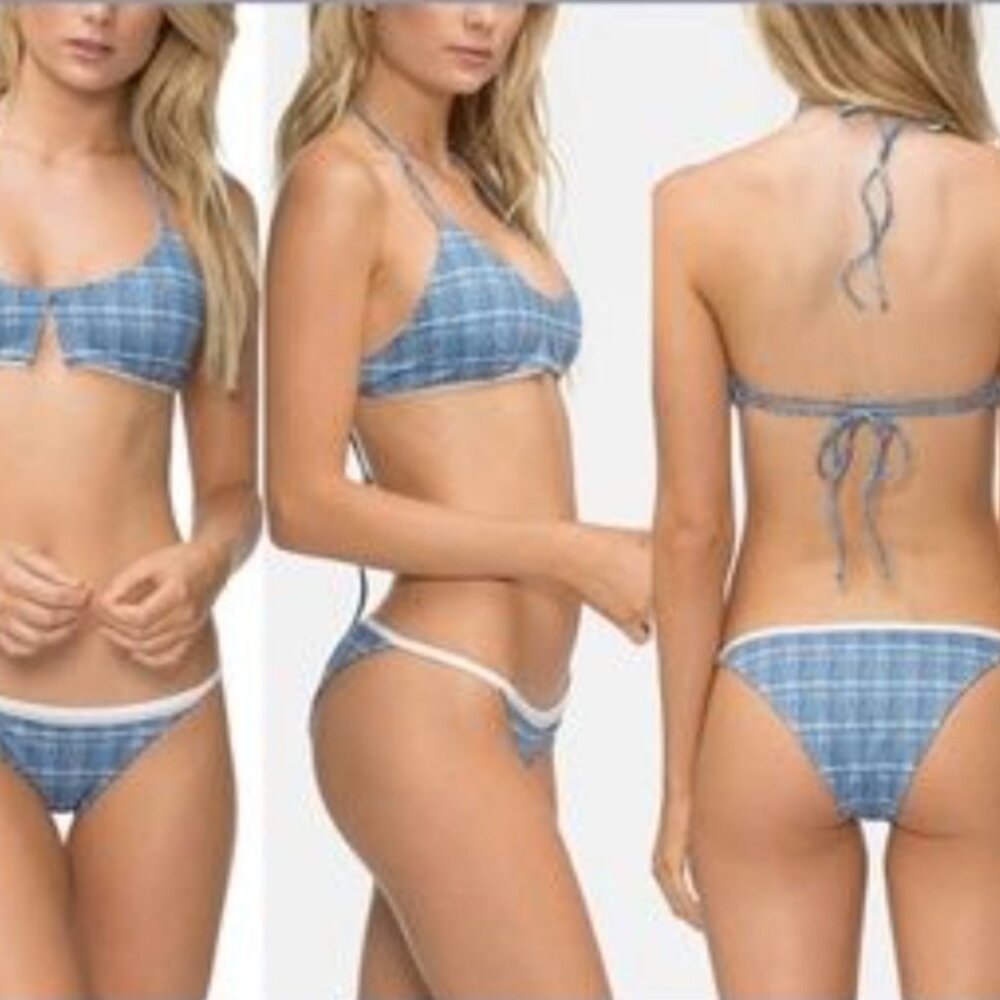 TAVIK Swim Set Cassis & Antic Size Medium NWT $110 Off the Grid Pacific Blue